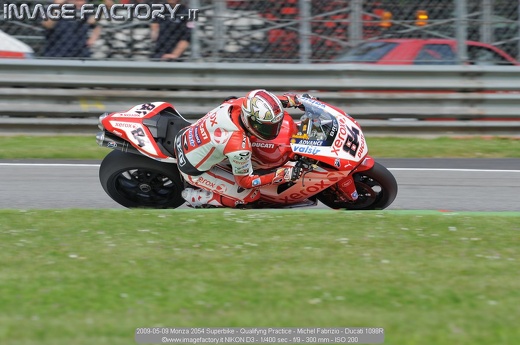 2009-05-09 Monza 2054 Superbike - Qualifyng Practice - Michel Fabrizio - Ducati 1098R